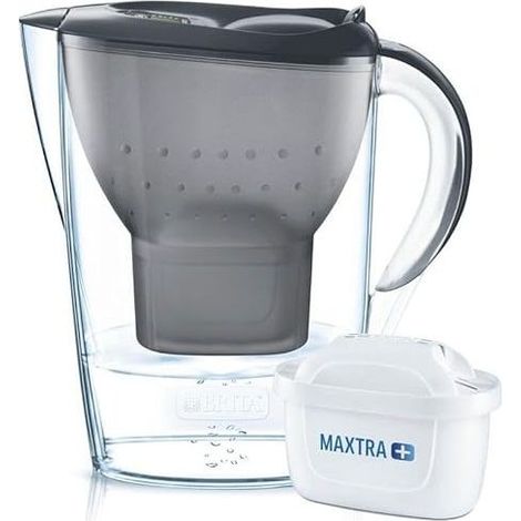 Brita Marella Filtro D'Acqua Manuale 2.4 Litri Graffite