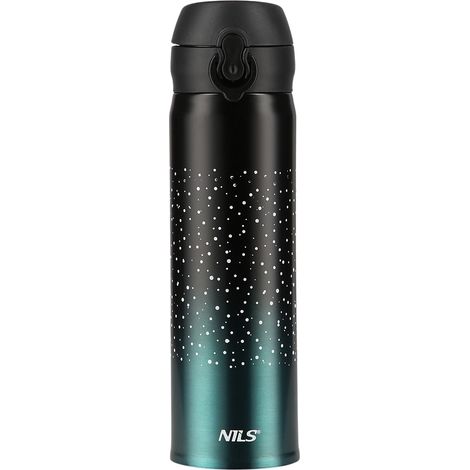 Thermobecher, Edelstahl, 11 oz, Seeblau
