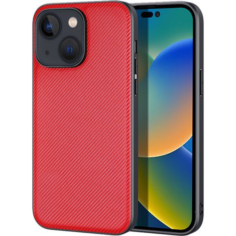 Elegante custodia minimalista per iPhone 14 Plus, con cover posteriore in gomma TPU antiurto, impugnatura antiscivolo, design ultrasottile e comodi pulsanti metallici. (1/2)