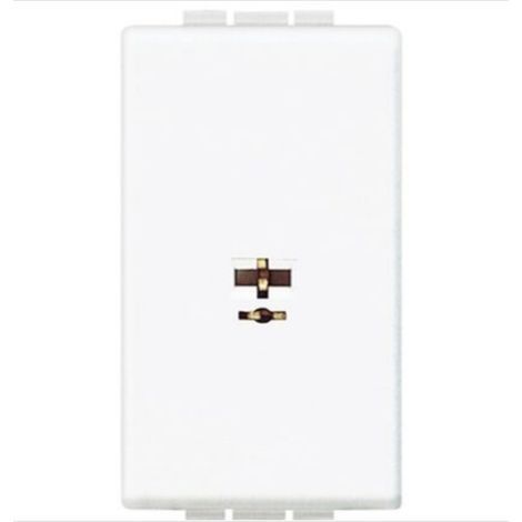 BTICINO LIGHT - PRESA DIN CONNETTORE HI-FI / PUNTO-LINEA BIANCO