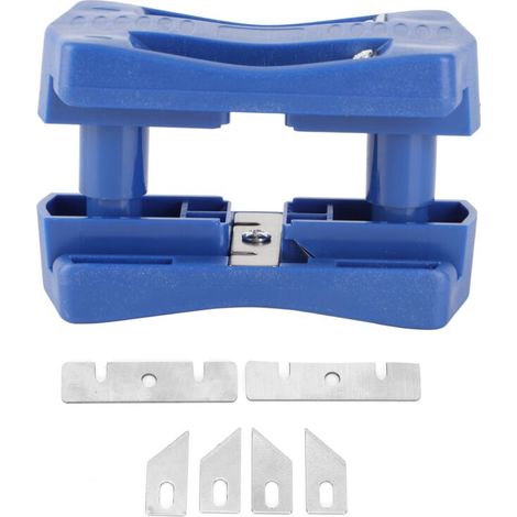 RABOT À CHANTAIGNE - RAINUREUSE ÉLASTIQUE MANUELLE - MATÉRIAU PVC - 2 LAMES INCLUSES (1/5)