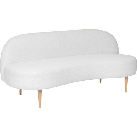 Sitzbank Insi 2-Sitzer weiß 172x75x72cm - Atmosphera créateur d'intérieur (1/4)