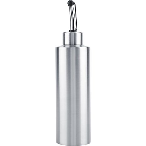 Bouteille D Huile En Acier Inoxydable 350ml Distributeur De Sauce Et Vinaigre Anti-Fuite Pour Cuisine (1/5)