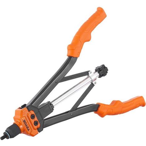 Riveteuse manuelle pour écrou à sertir - 41 cm - Dérivetage semi-automatique - 13 mandrins - 186 écrous (1/5)