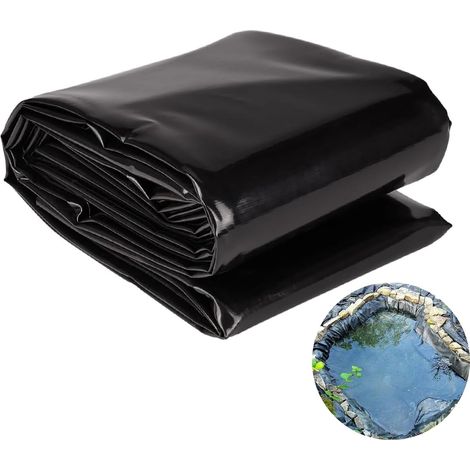 1 Bâche HDPE Étanche Membrane Renforcée Liner Bassin Poisson Jardin Extérieur (1/5)