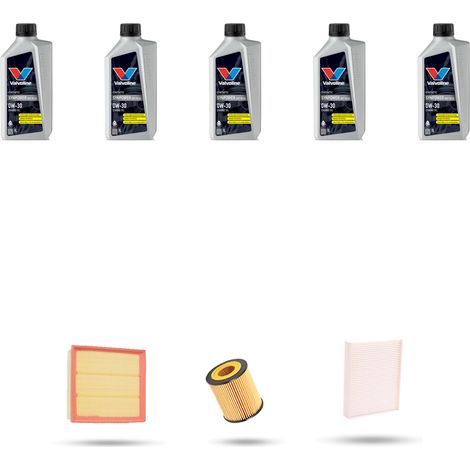 Kit tagliando 3 FILTRI e 5L OLIO compatibile con Bmw serie 3 (F30, F80,F31) 328IX 180kw dal 2011 (1/5)
