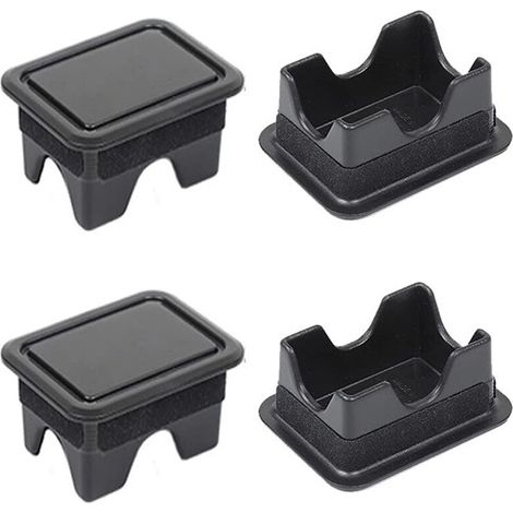 Set di 4 pezzi comprendente un tappetino per il bagagliaio in ABS nero, una copertura protettiva e una striscia decorativa per i modelli Ram 1500 dal 2018 al 2021. (Accessori per auto)