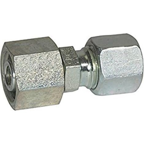 Raccord de réduction, cône d’étanchéité, écrou M16 x 1,5 i., tube Ø 1 10 mm, tube extérieur Ø 2 6 mm, PN max. 315 bar, acier galvanisé