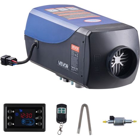 VEVOR Dieselheizung Lufterhitzer 8 kW DC 12 V/24 V tragbare Standheizung mit Fernbedienung & LCD-Bildschirm, geringe Geräuschentwicklung, 10 L Kraftstofftank für Lkw Wohnmobile (1/5)
