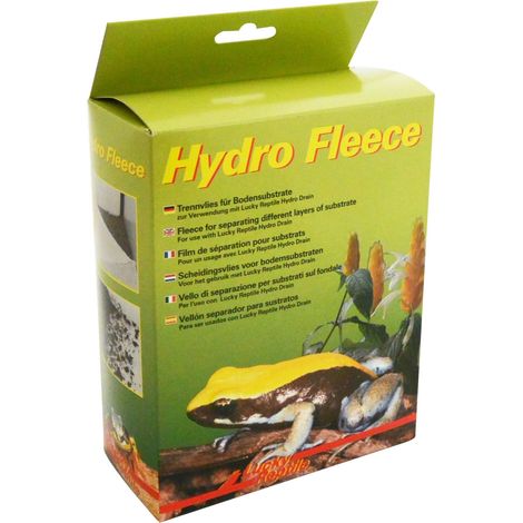 Lucky Reptile Hydro Fleece 100x50 cm - in Abbinamento allo Strato drenante per terrari e idrocolture Hydro Drain - Universale per terrari di Tutte Le Dimensioni (1/5)