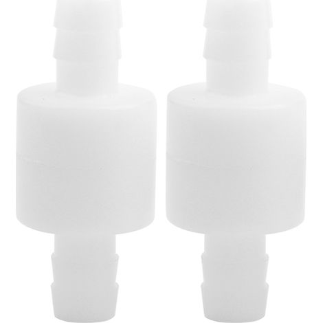 Clapet anti-retour en plastique 10mm - 2 pièces, valve unidirectionnelle pour gaz et liquide (1/5)