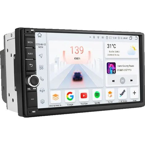 Radio para coche, tamaño de pantalla, reproductor de vídeo multimedia, compatible con navegación GPS universal para coche, S8 AHDC2 (1/2)