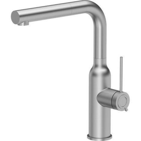 Rubinetto Quadron Angelina Q Line in acciaio inox estraibile