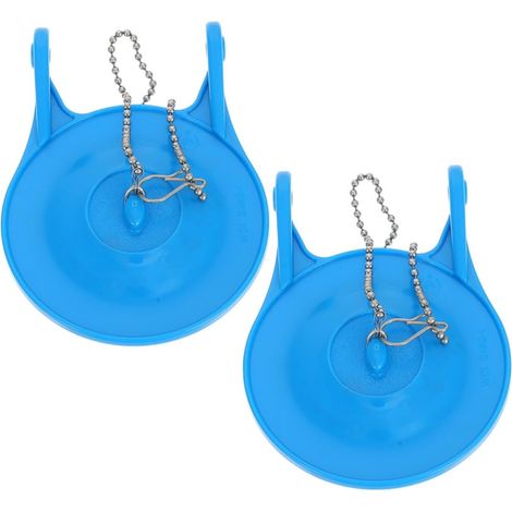 Kit de Remplacement Clapet de Toilette 2, 2 Pièces, Pvc, Bleu (1/5)