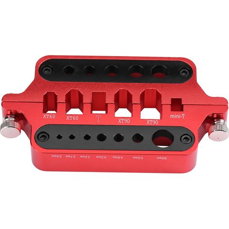 1 gabarit de station de soudage multifonction en alliage d'aluminium pour connecteurs banane XT60, XT90 et T