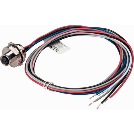 Traversée de boîtier SWD connecteur femelle M12 5 câbles longueur 1 m 000174758 EATON SWD4-PRF5-1-S