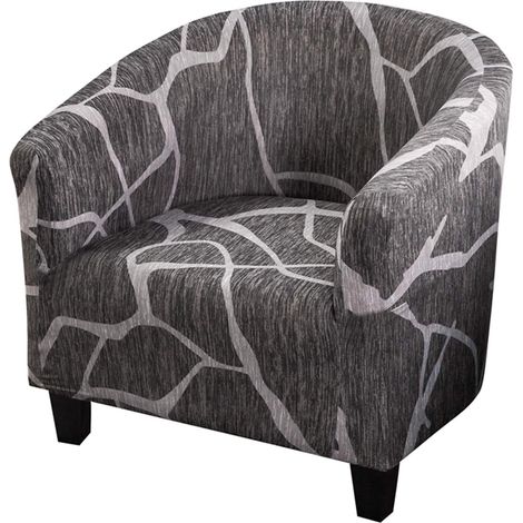 Housse de chaise, housse de chaise de baignoire en polyester Spandex à haute élasticité Housse de fauteuil Housse de canapé souple pour meubles (1/5)