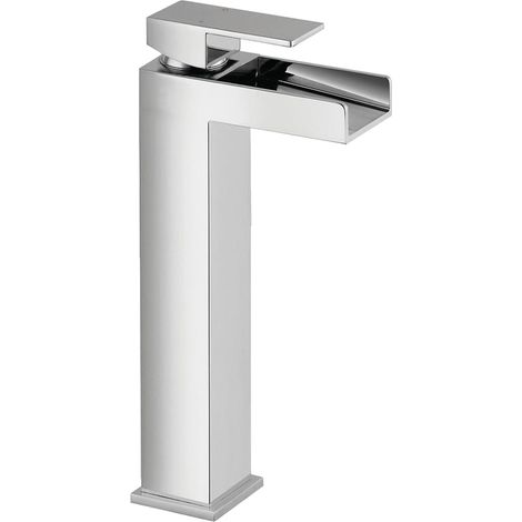 Contemporary Bathroom Mono Basin Tap – Square Lever, 145 x 85mm, Chrome