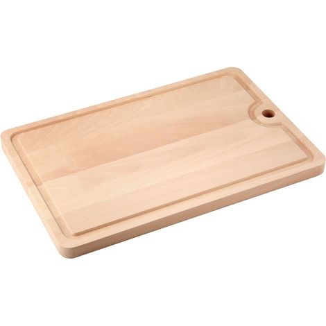 Fackelmann - Tagliere Sven in Legno di faggio con scanalatura, 40 x 26 cm (1/4)