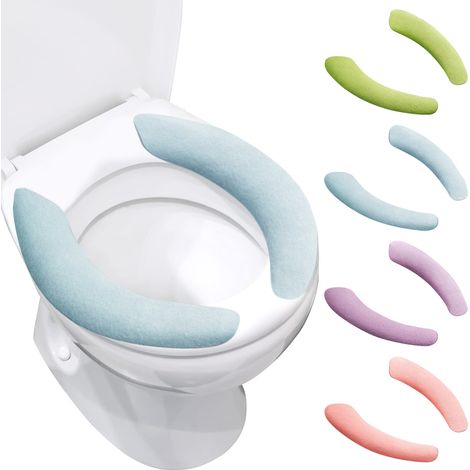 Beheizbares WC-Sitzkissen, 4er-Set, waschbar und wiederverwendbar, ideal für den Winter