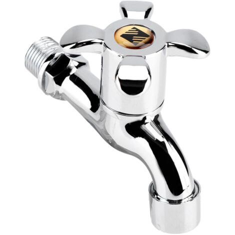 QORVA
-Robinet de Machine à laver en plastique, robinet d'évier et de lavabo avec bec unique et poignée 4.. (1/4)
