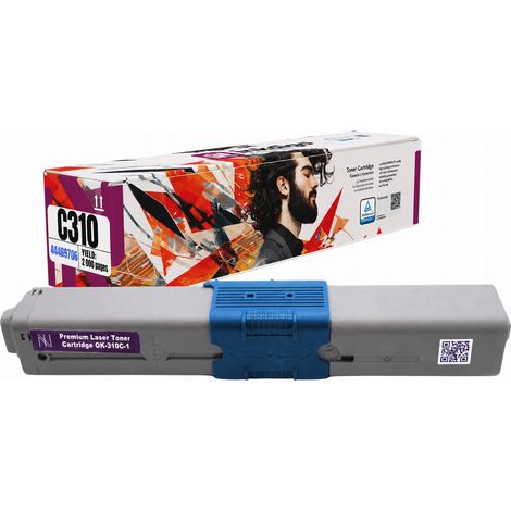 Inkdigo Toner 44469706 kompatibel mit OKI C310DN, MC351DN, C510DN, C530DN, TÜV-zertifiziert (1/5)
