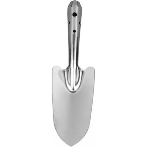 Stainless steel trowel, large sturdy potting soil scoop for gardening, digging weeds, fertilizer feeding spoon (1/5)