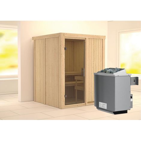 Norin Front,9KW integr. Strg graphitfarbende Ganzglastür