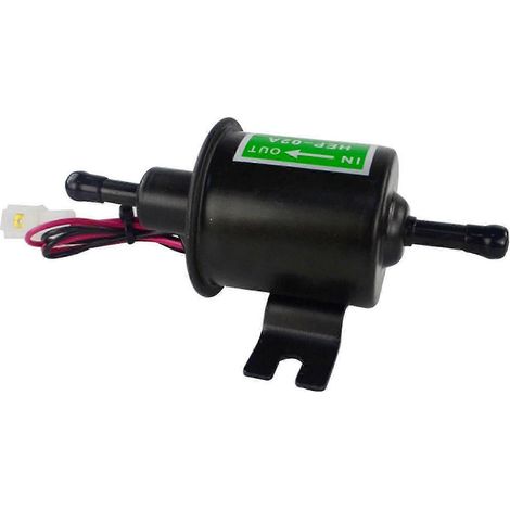 Compatible avec 4 pompes à carburant électriques universelles 12 V, pompes à essence en ligne en métal massif, pompes de transfert d'essence 12 volts HEP-02A