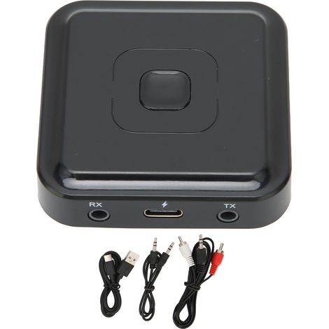 Émetteur-récepteur Bluetooth 5.1 pour voiture, adaptateur audio sans fil pour système sonore auto, compatible auxiliaire. (1/5)