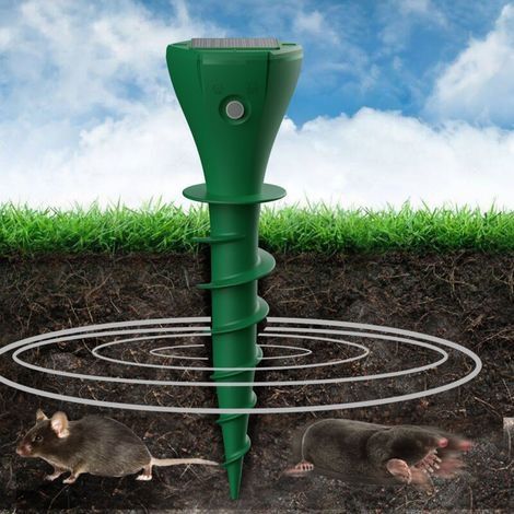 Repelente Ultrasónico para Gatos, Repelente Ultrasónico para Gatos para Exteriores, Repelente para Perros, Carga Solar, Carga USB, previene Perros y Gatos, pájaros, para Jardines, Campos, guarderías