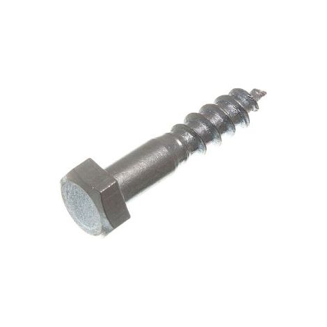 One Stop DIY Lot de 10 vis à tête hexagonale BZP M8 x 40 mm