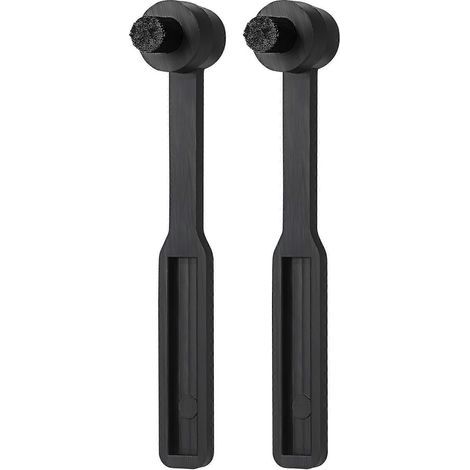 Set mit 2 Reinigungsbürsten für Plattenspielernadeln – 5,90 x 1,40 x 0,90 cm – Schwarz (1/4)