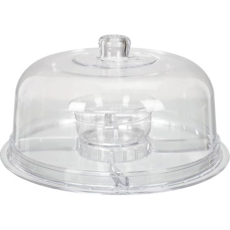 Présentoir Multifonction "4 en 1" 30cm Transparent (1/4)