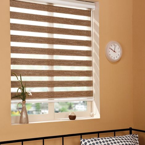 Jalousien fürs Büro, transparente Rollos, Verdunkelungsrollos, Sonnenschutzvorhänge fürs Büro, Montage ohne Bohren, Sonnenschutzvorhänge (1/5)
