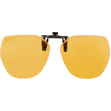 Gafas polarizadas para ciclismo nocturno, con clip para usuarios de gafas, lentes polarizadas HD amarillas, ultraligeras, gafas de visión nocturna, para usuarios de gafas, con clip (1/5)