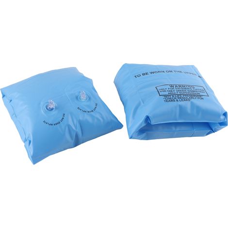 Brassard de natation gonflable pour adultes et enfants, brassard de natation, manchon flottant, bleu (1/5)