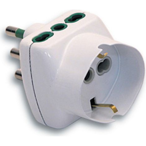 FME 82.240 ADATTATORE 16A 2P+T 2 PRESE BIPAS SCHU- FANTON- 1,0 pz