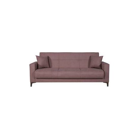 DIVANO PRONTO LETTO BRAVO 3P BACOS VIOLA