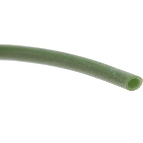 Gaine de protection 2mm RS PRO, Vert en Caoutchouc silicone, 10m