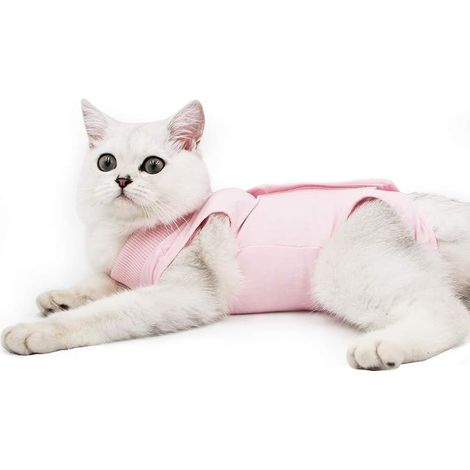 BRICOOMARKET Convient aux plaies bombées ou aux affections cutanées Alternative pour les chiens et les chats Wear M rose après la chirurgie (1/5)