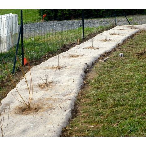 Direct Filet – Toile de paillage en jute 1200g/m² – Rouleau 25m – Largeur 55 cm – Biodégradable et écologique – Résistance 20 à 30 mois (1/3)