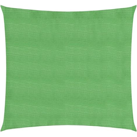 Voile d'ombrage 160 g/m² vert clair 4 x 4 m PEHD (1/5)