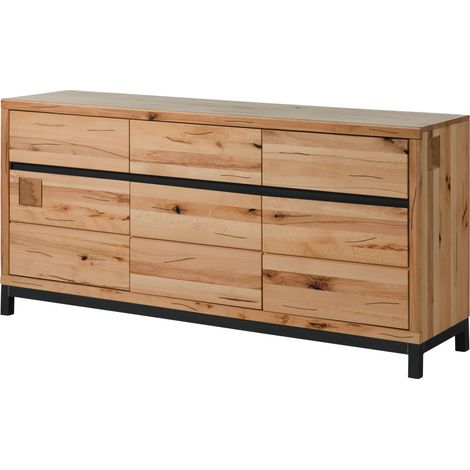 Sideboard Kernbuche 175x45x85 natur geölt VILLANDERS 108 (1/4)