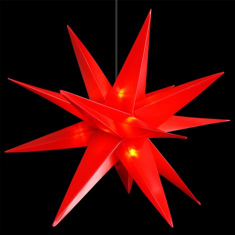 LED Weihnachtsstern Rot Ø 25cm-DLK099R
