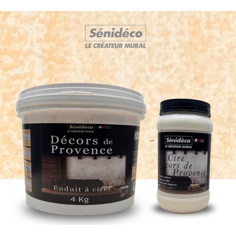 Enduit à cirer décoratif - Décors de Provence 4KG coloris Camargue (1/5)