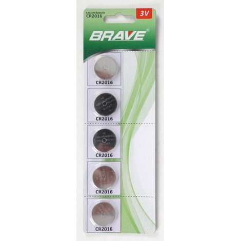 12x 5er-Set Knopfzellenbatterien Lithium CR2016 3V Großpackung 60 Stück