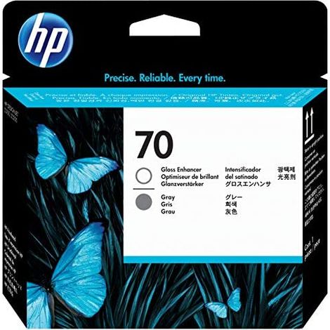HP 70 Testina Stampante Trasparente e Grigio (1/5)
