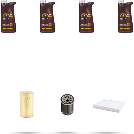 Kit tagliando 3 FILTRI e 4L OLIO compatibile con Lancia Lybra 1.6 16V 76kw dal 1999 (1/4)