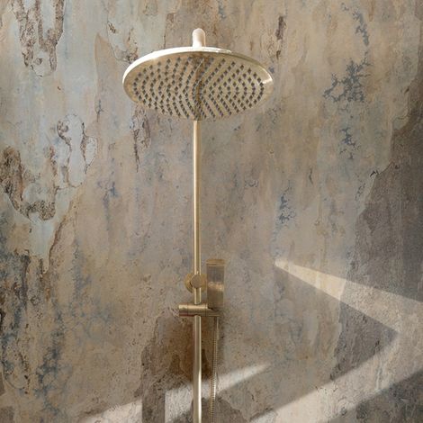 Feuille de pierre naturelle Sahara 265x125 cm – Épaisseur 1 à 2 mm – Pose intérieure et douche – 3,31 m² (1/5)
